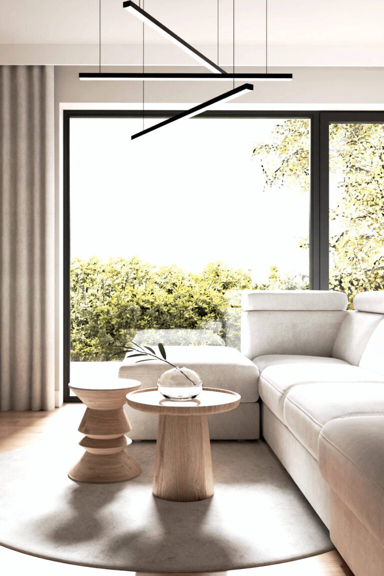 minimalistyczny salon